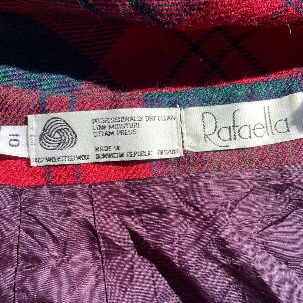 Rafaella Plaid Wrap Skirt - Picture 4 of 4